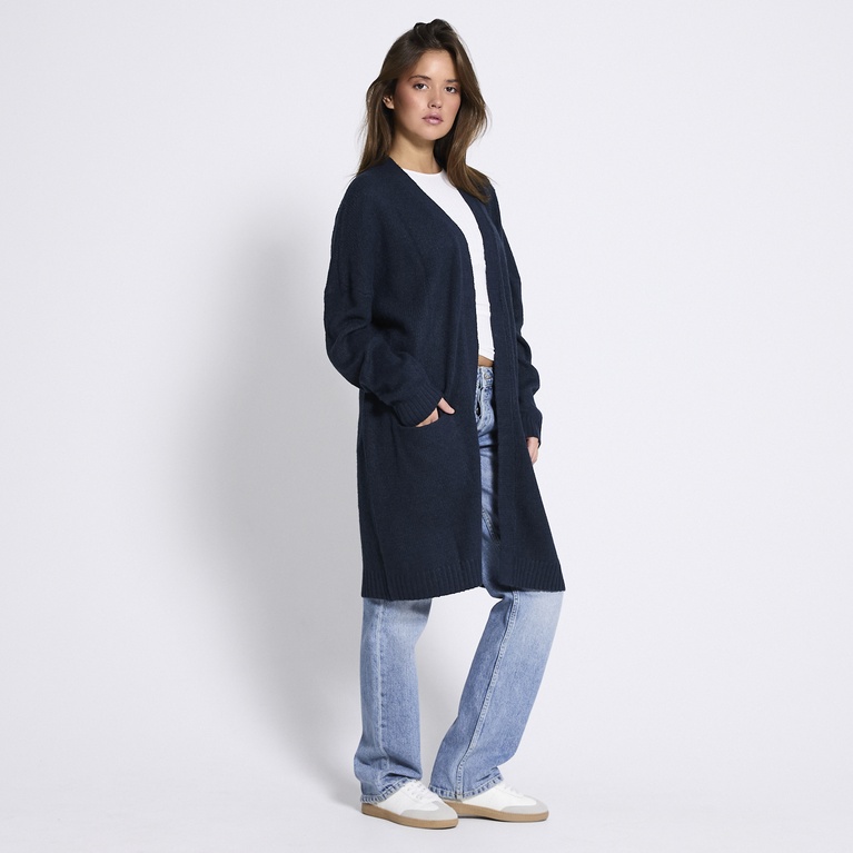 Basic knit long cardigan "Caroline"